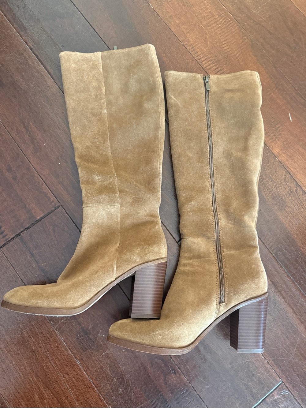 Dolce Vita Women's Knee-High Suede Boots - Tan